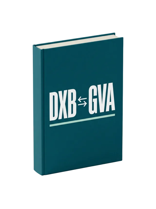GVA to DXB moving guide, book cover